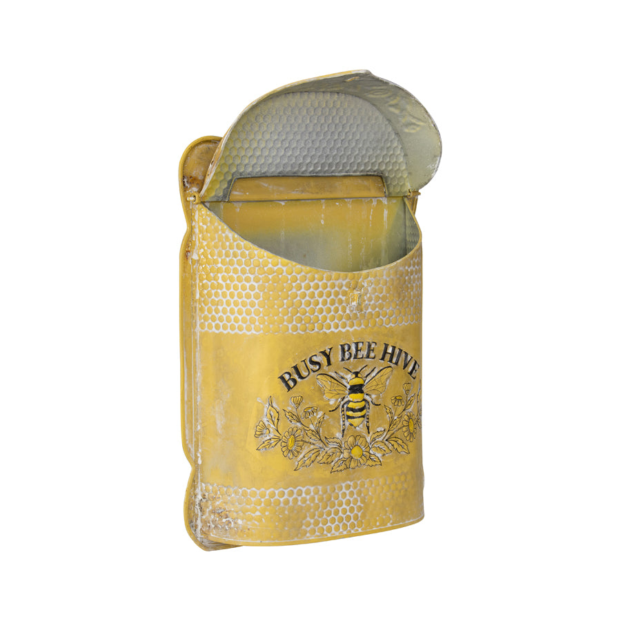 Vintage Yellow Busy Bee Postbox 40cm - Image 3