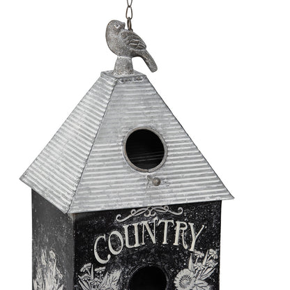 Country Garden Hanging Birdhouse 36cm - Image 2