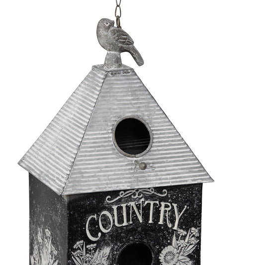 Country Garden Hanging Birdhouse 36cm - Image 2