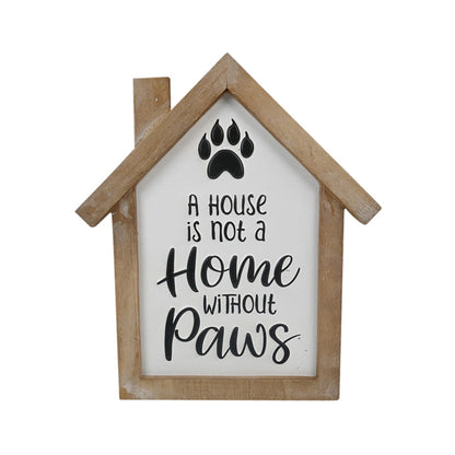House is Not a Home Wall Sign 23x26cm