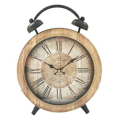 Large Cafe de la Tour Tabletop Clock w Faux Alarm 32cm - Image 2