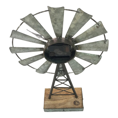 Windmill Table Clock 25x41cm - Image 3
