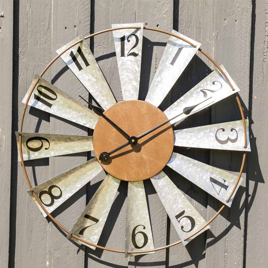 Windmill Wall Clock 60cm - Image 4