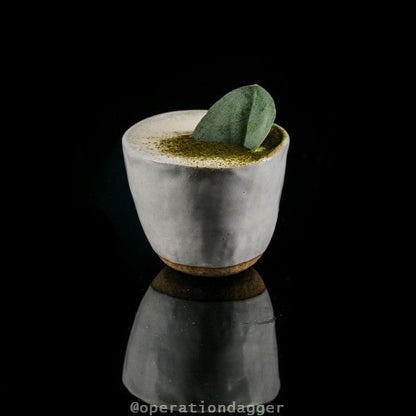Lopsided Mug 200ml White Glaze - Image 5