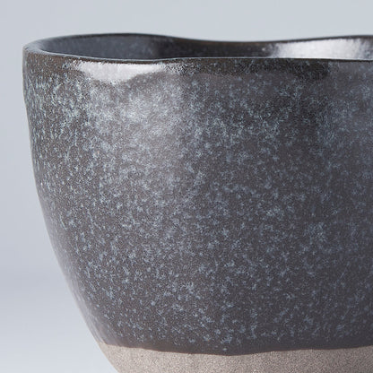 Lopsided Mug 200ml Black and Bisque Glaze - Image 2