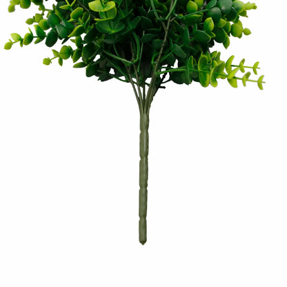 Artificial Dense Hanging Lush Green Eucalyptus Garland Bush UV Resistant and Fire Rated 18cm x 77cm - Image 5