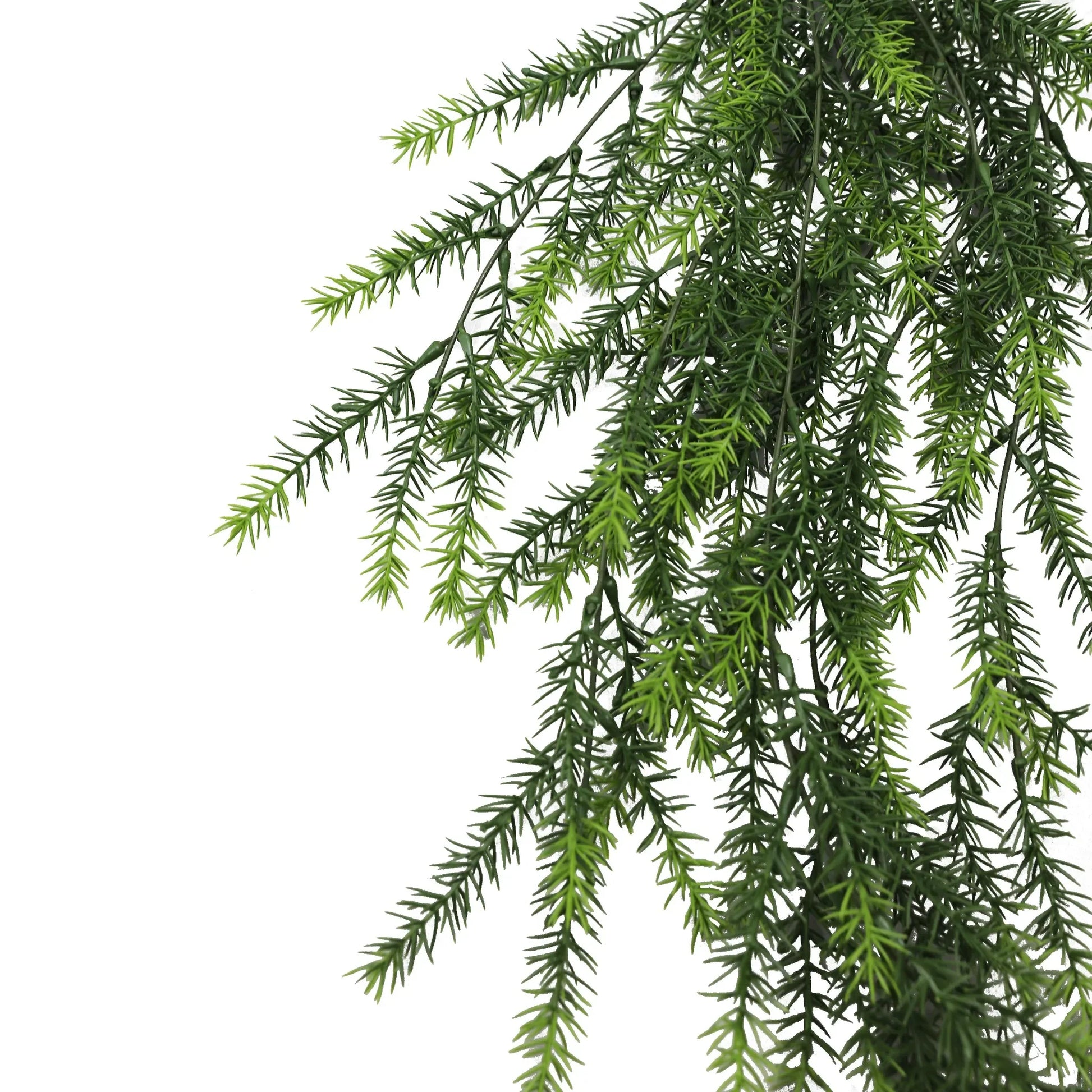 Artificial Hanging Cedar Vine Garland Bush UV Resistant and Fire Rated 20cm x 76cm - Image 4