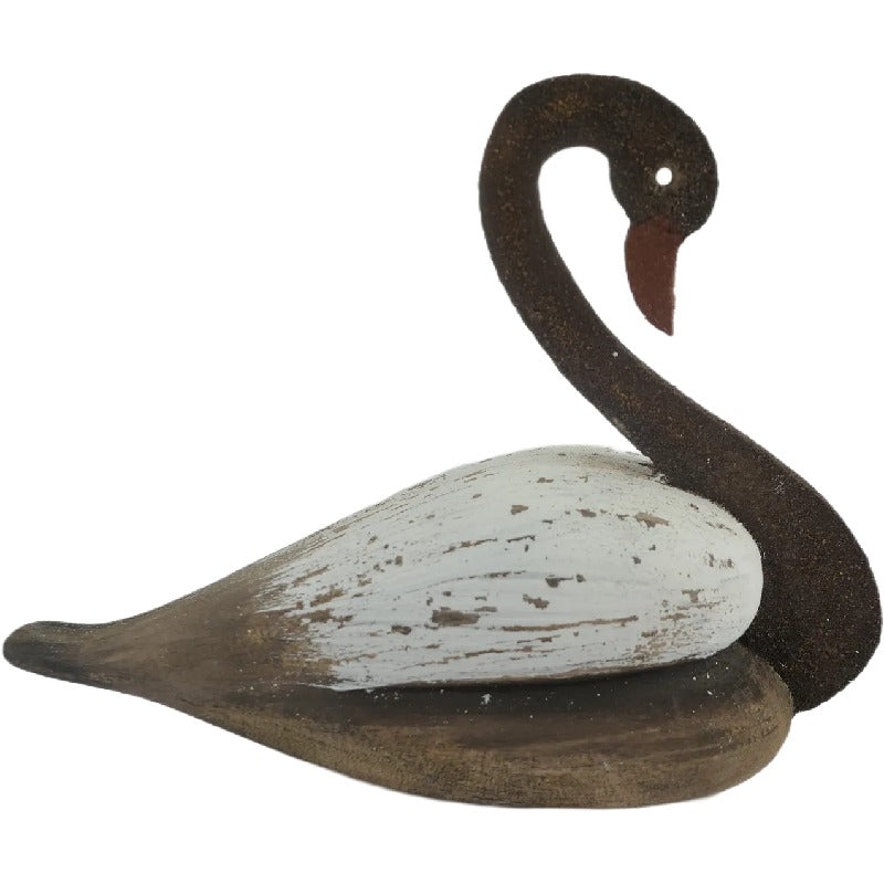 Set 2 Graceful Swans Ornament Assort 20cm, 14cm - Image 2