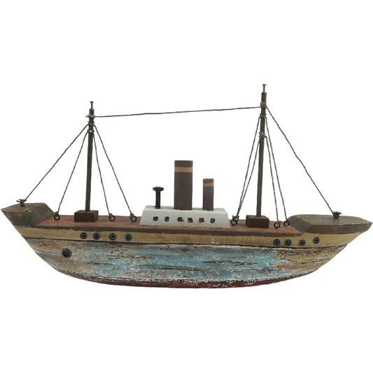 Handcrafted Ship Ornament 37cm - Image 2