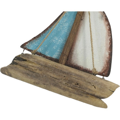 Handcrafted Sailboat Ornament 35cm - Image 3