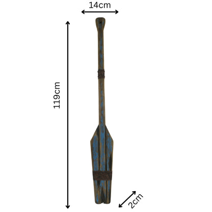 Handcrafted Decorative Paddle Wall Art 119cm - Image 5