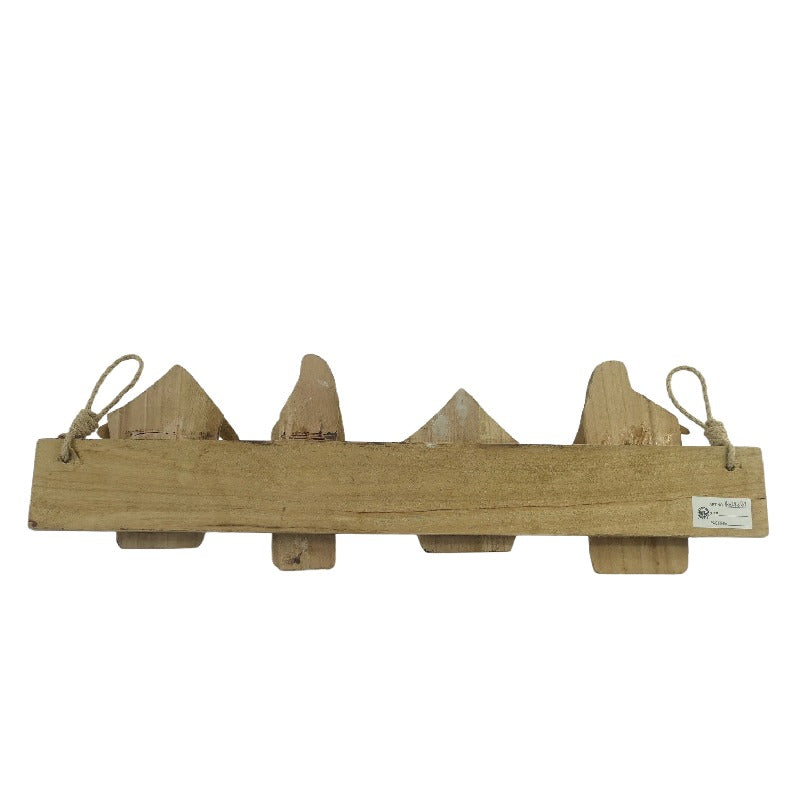 Birds On Driftwood w Rope Wall Art 47cm - Image 4
