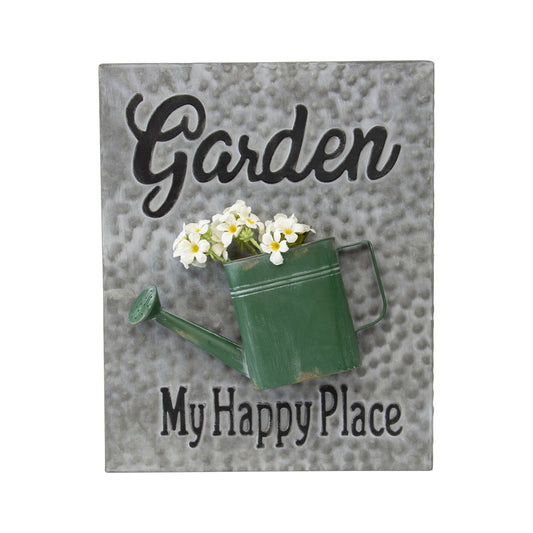 Garden Happy Place Wall Art 39x48cm - Image 2
