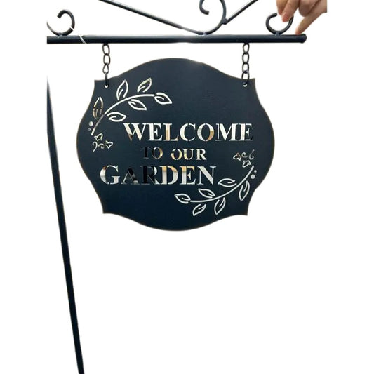 Welcome To Our Garden Stake 37cm