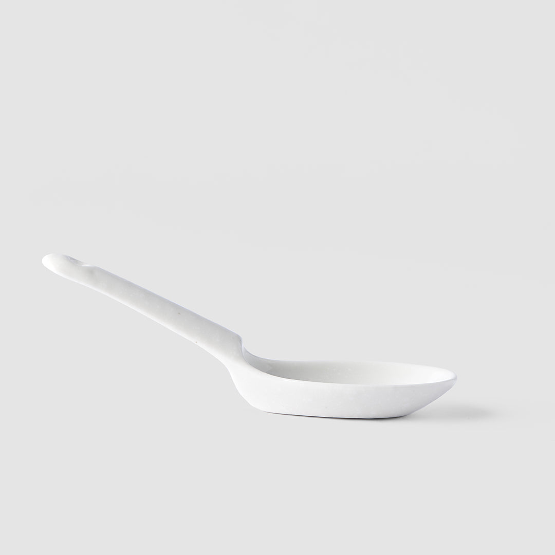 Spoon Small 15cm Kanso Soft White Glaze - Image 5