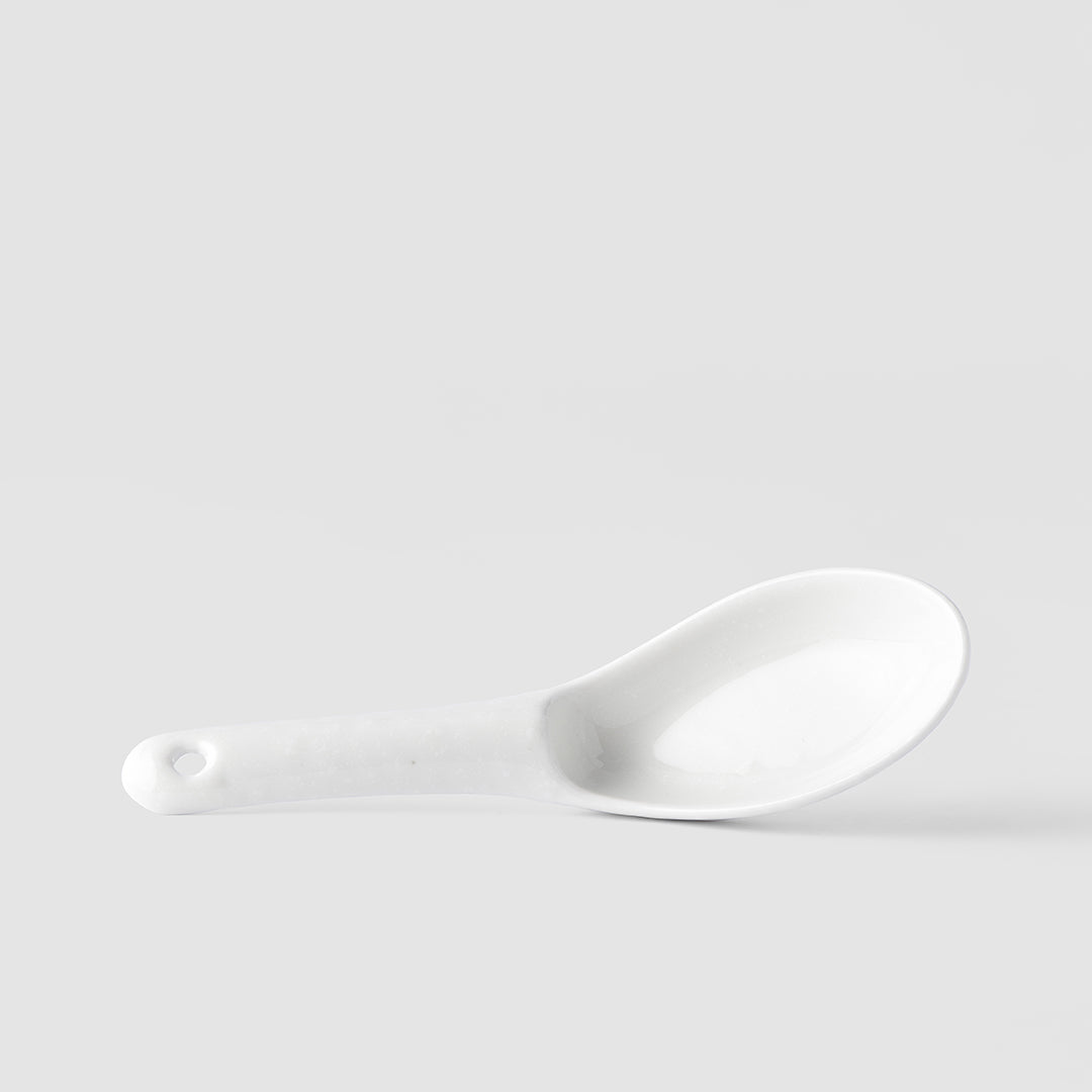 Spoon Small 15cm Kanso Soft White Glaze - Image 4