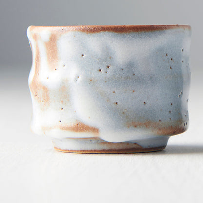 Sake Cup 50ml White Cloud Glaze - Image 4