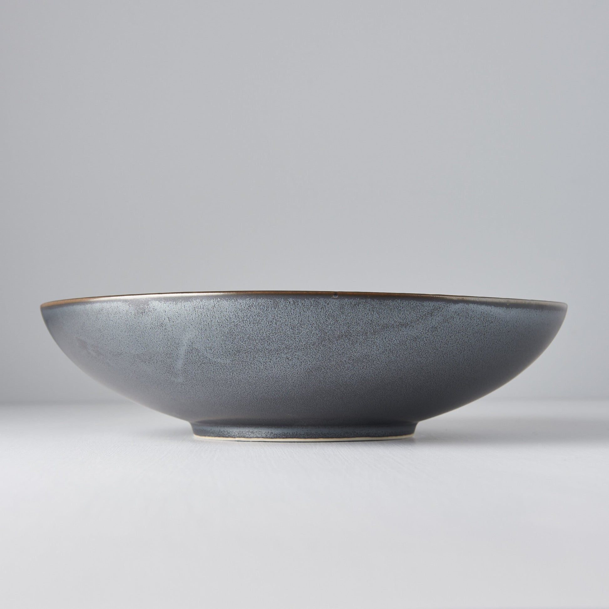 Serving Bowl 28cm Black Pearl Glaze - Image 4