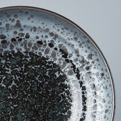 Serving Bowl Flat Base 28cm Black Pearl Glaze - Image 2