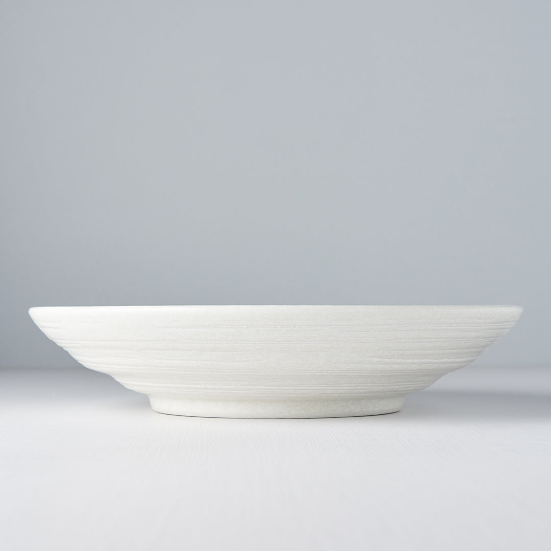 Serving Bowl 28.5cm White Star Glaze - Image 5