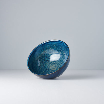 Udon Bowl 19cm Kanso Indigo Blue Glaze - Image 4