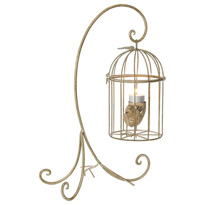 Birdcage on Stand Candle Holder 42cm - Image 2