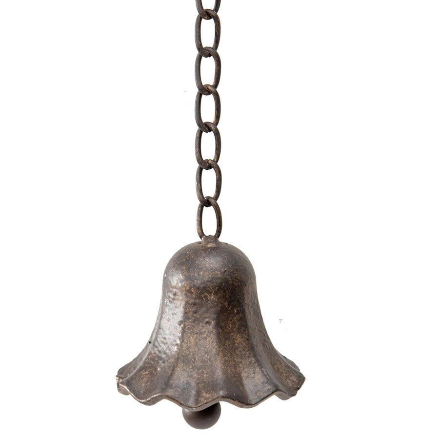 Hanging Lovebirds on Branch w 3 Bells 48cm - Image 2