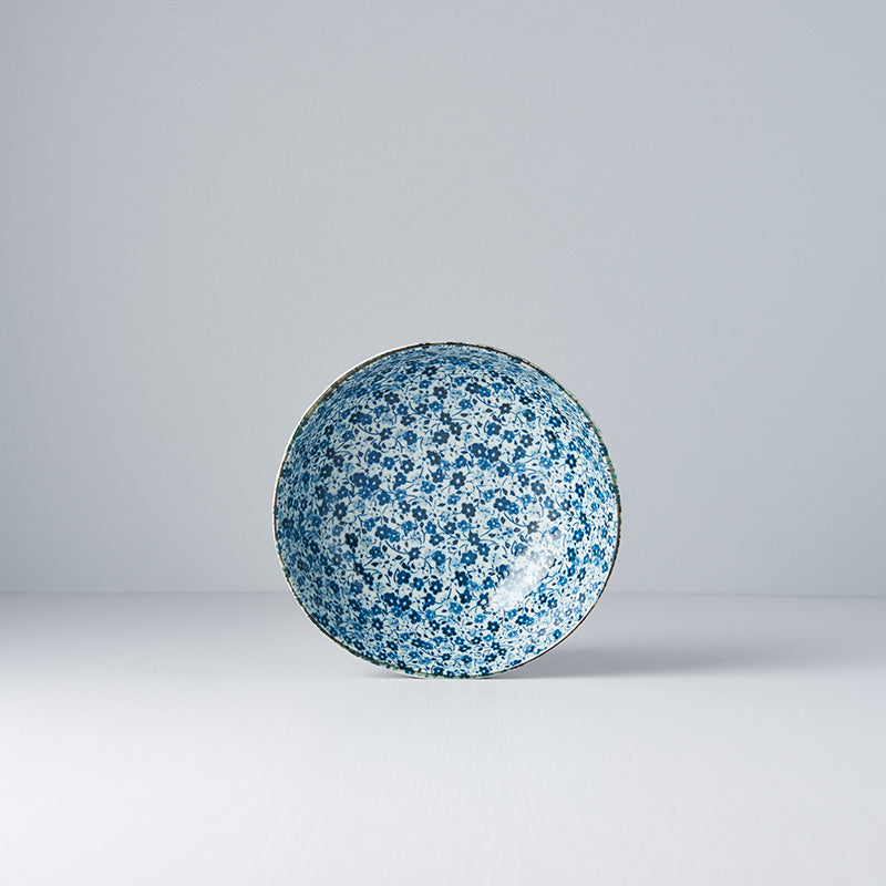 Bowl Organic 16.5cm Blue Daisy Glaze - Image 2