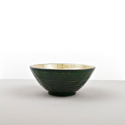Udon Bowl 19cm Green Converging Line Glaze - Image 4