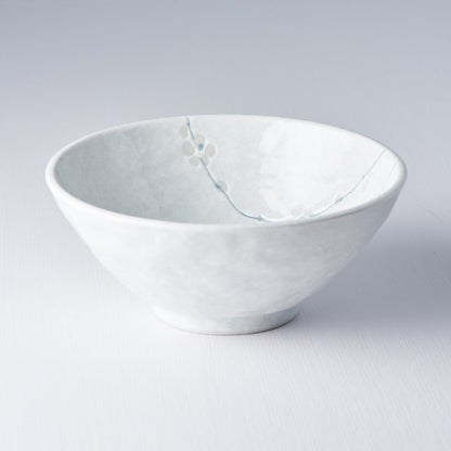 Udon Bowl 19.5cm White Blossom Glaze - Image 3