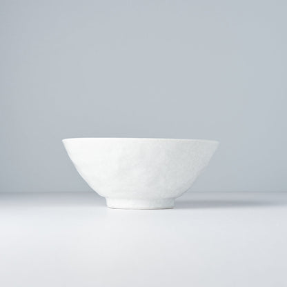 Udon Bowl 19.5cm White Blossom Glaze - Image 4