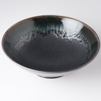Ramen Bowl 24cm Matt Black Glaze - Image 4