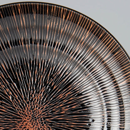 Serving Bowl 28.5cm Bronze Converging Glaze - Image 2