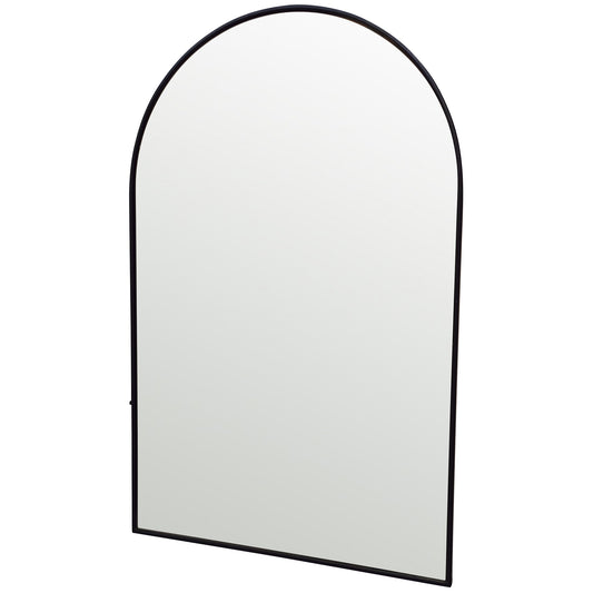 Classic Style Black Arch Wall Mirror 50x79cm