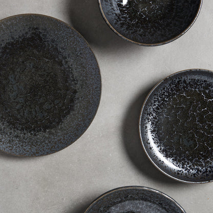 Dinner Plate 28cm Black Pearl Glaze - Image 4