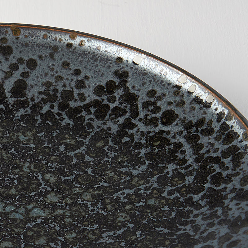 Dinner Plate 28cm Black Pearl Glaze - Image 2