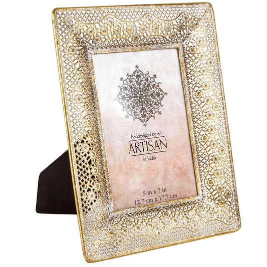 Lustre Webbed 5x7in Photoframe 26cm