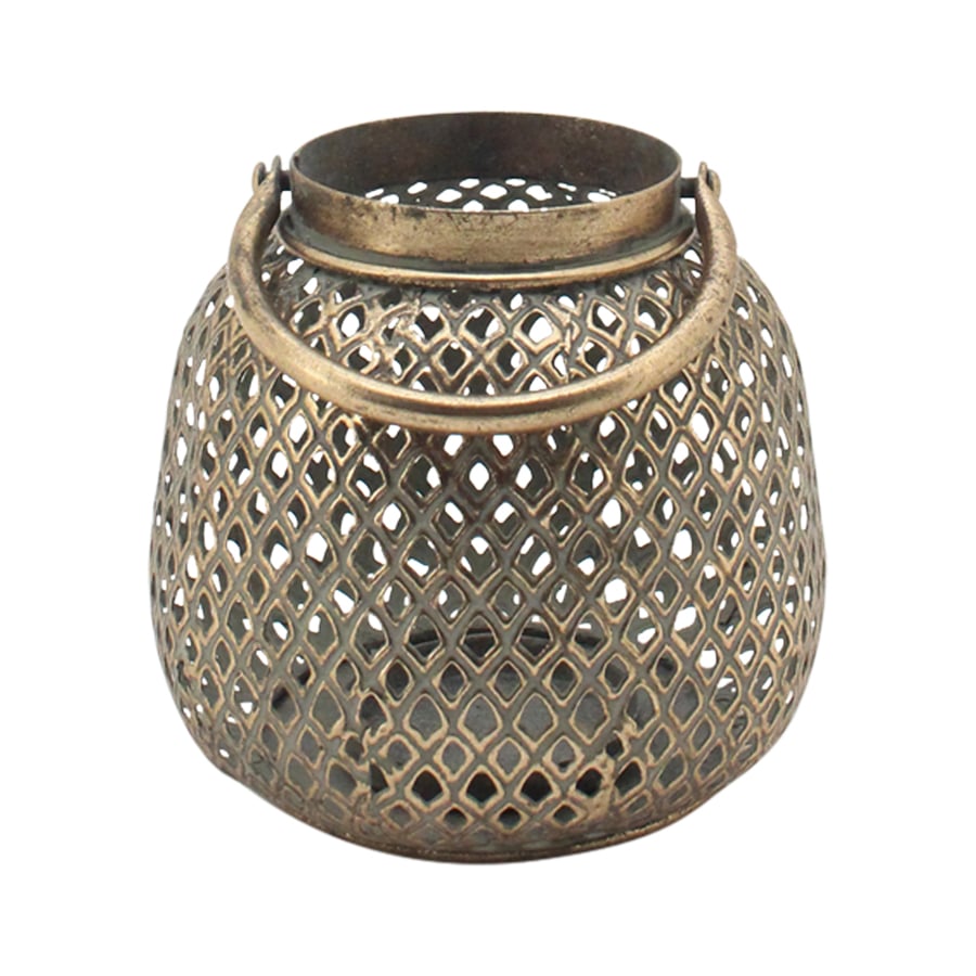 Lustre Diamant w Handle Pillar Candle holder 16cm