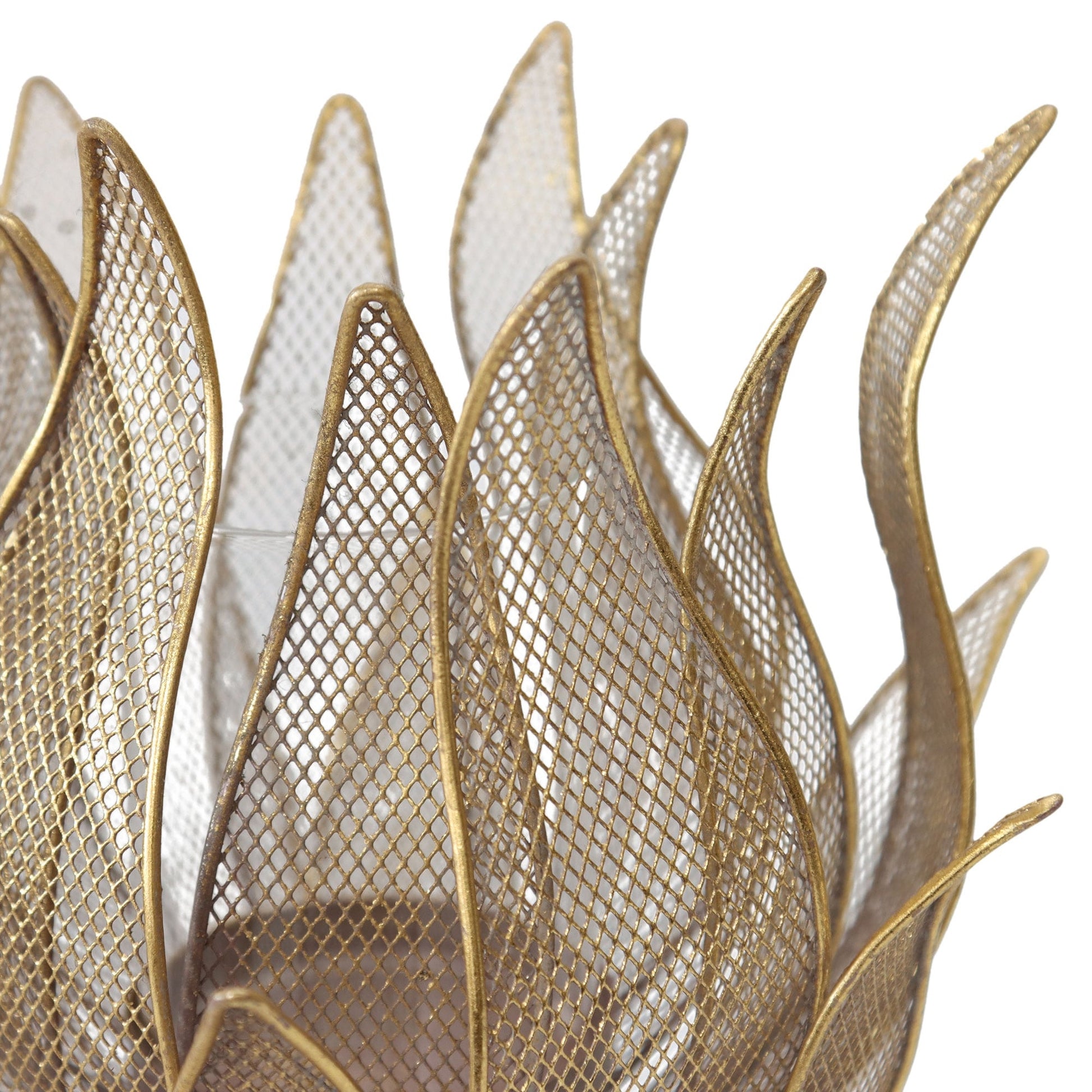 Lustre Lotus Pillar Candle Holder 30cm - Image 2