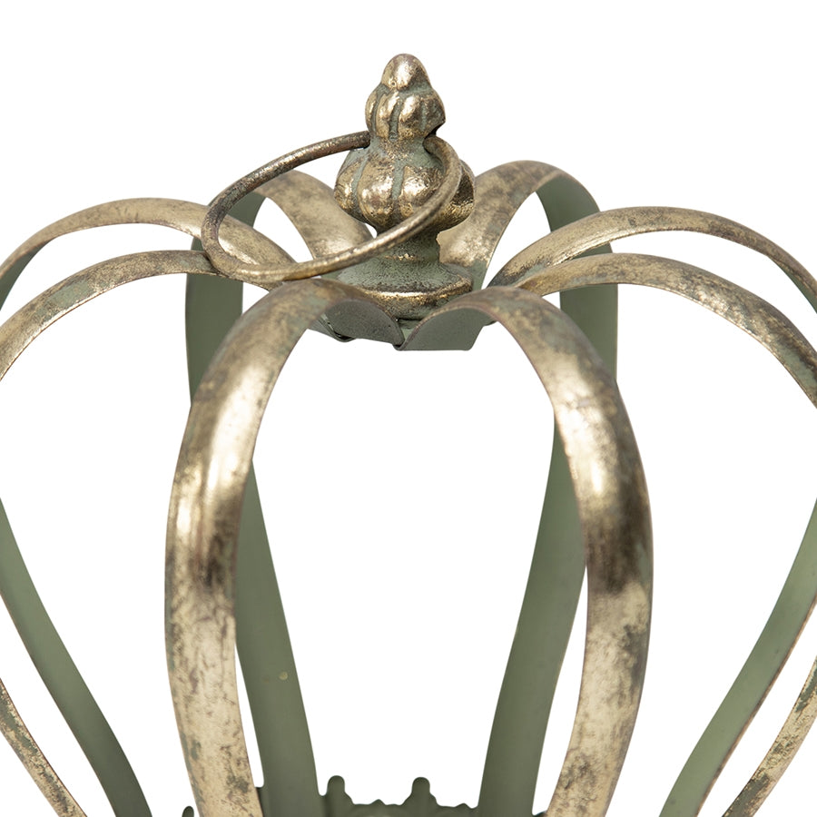 Elementals Ornate Crown Pillar Candle Holder 24cm - Image 3