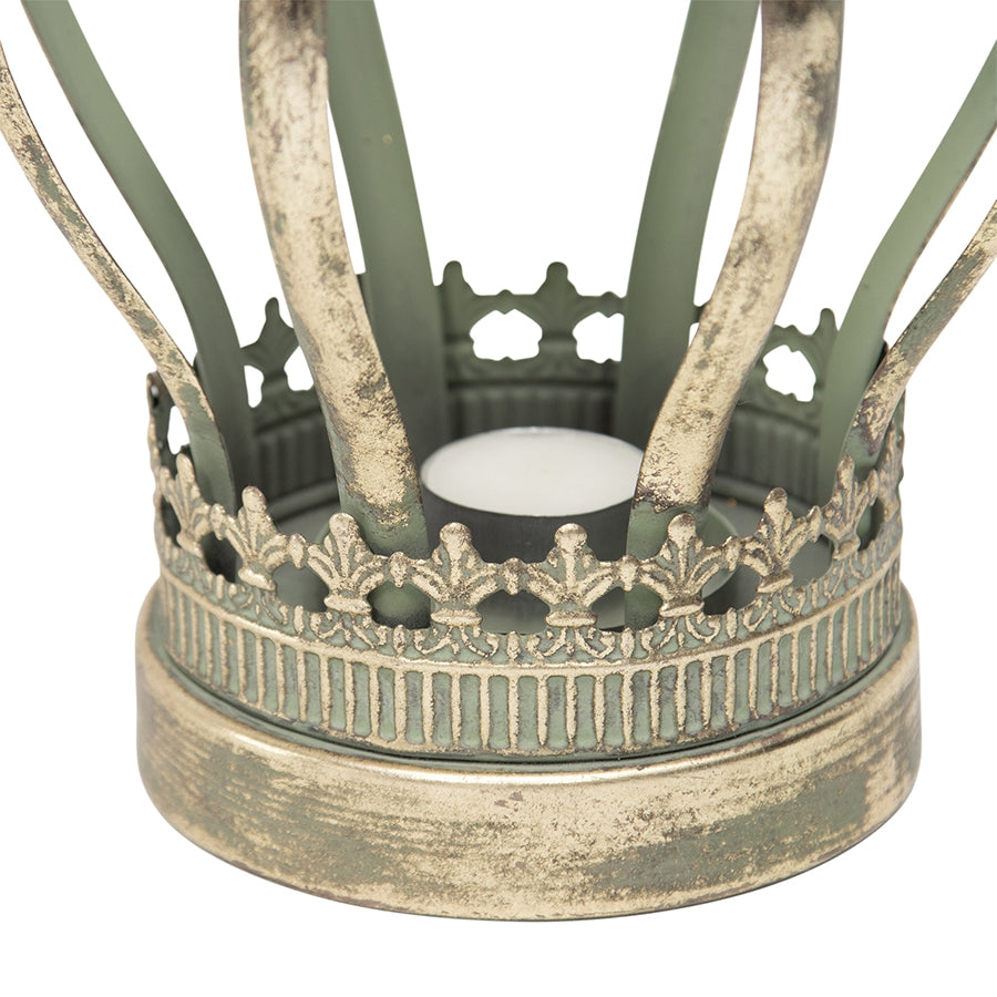 Elementals Ornate Crown Pillar Candle Holder 24cm - Image 2