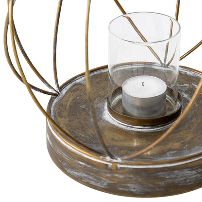 Elementals Pillar Candle Holder w Perched Bird 32cm - Image 2