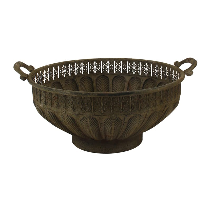 Large Baroque Bowl w Handles 46cm