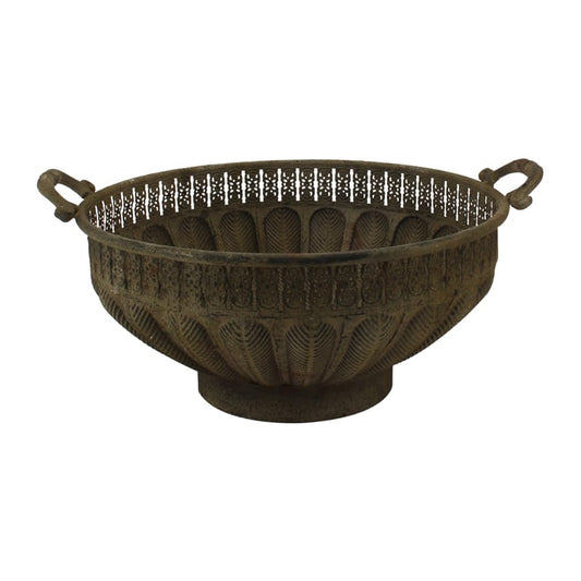 Large Baroque Bowl w Handles 46cm