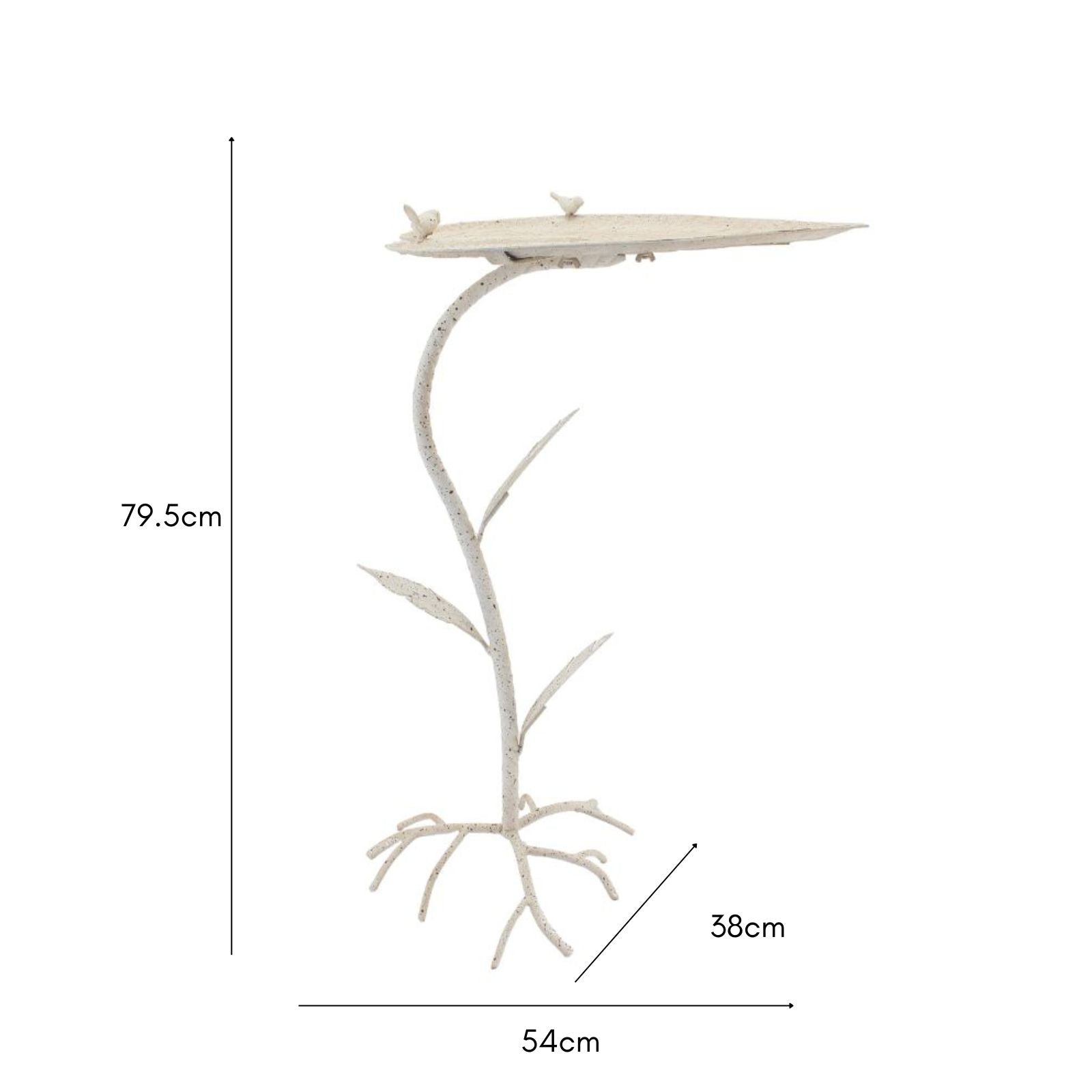 Riviera Leaf-Shape Birdfeeder w Roots 79cm - Image 3