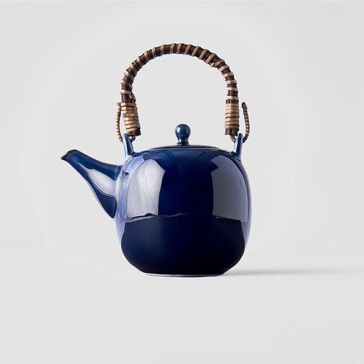 Teapot 11cm Sapphire Blue Glaze - Image 3