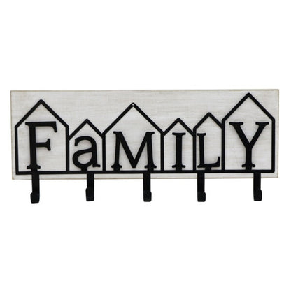 Family 5 Hook Wall Hanging 60cm - Image 3
