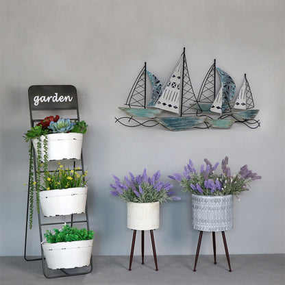 Large Sailboats Wall Art 90cm - Image 3