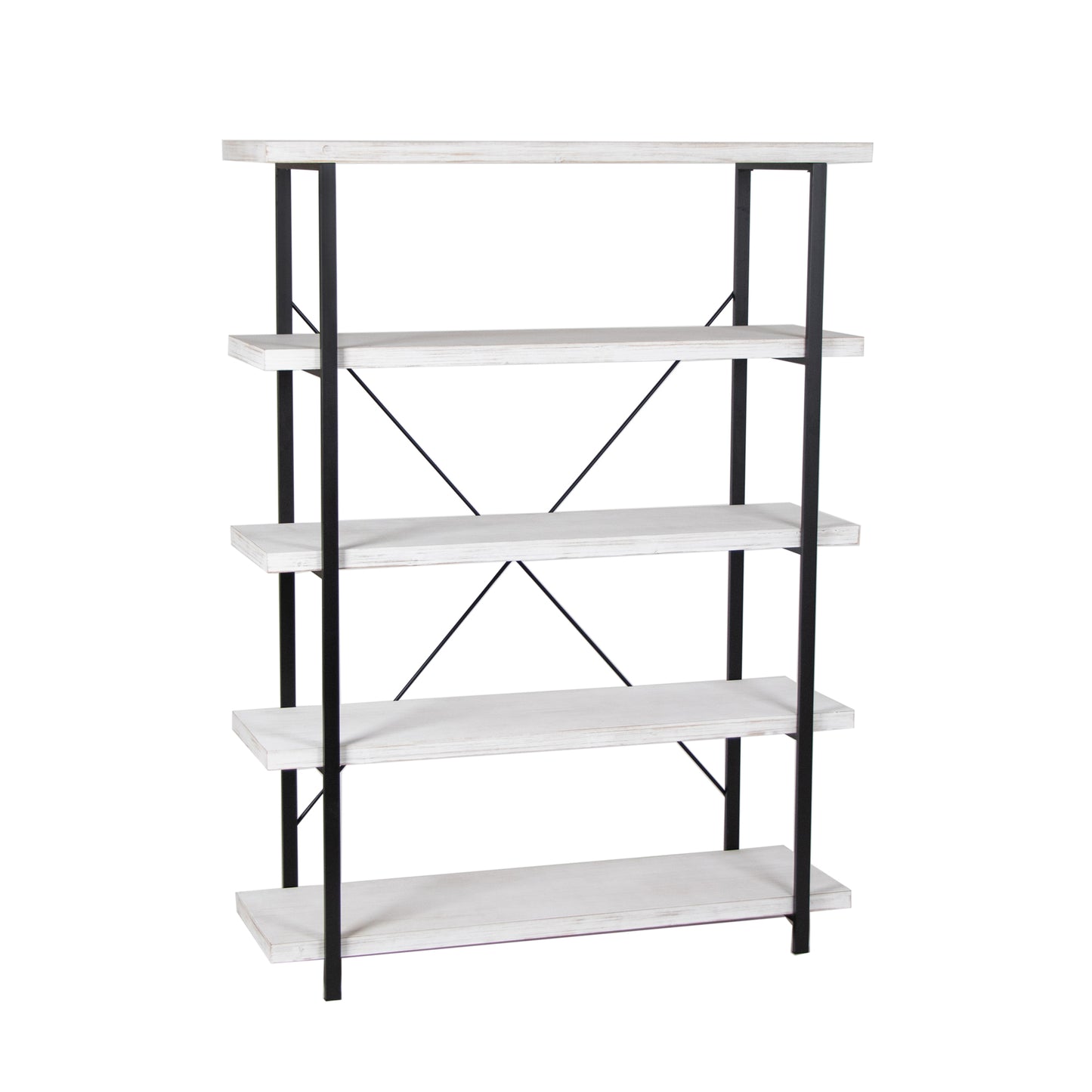 Hamptons Style 5 Tier Shelf Unit 162cm