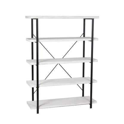 Hamptons Style 5 Tier Shelf Unit 162cm